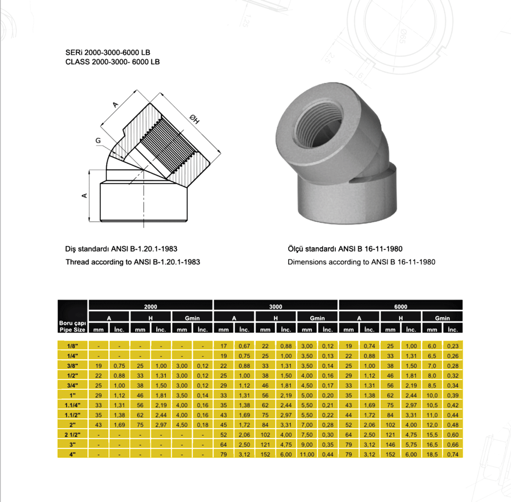 Dirsek-45-NPT