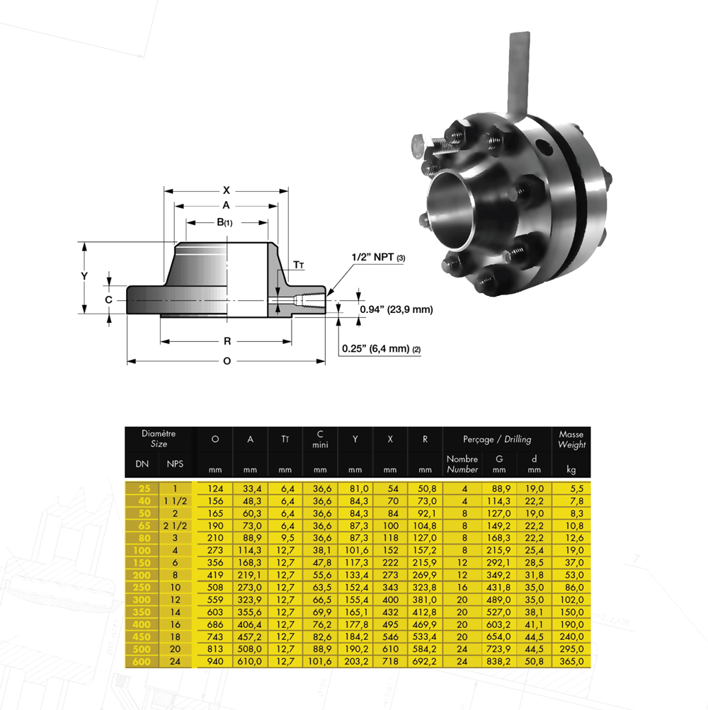 Orifce-Flanş-600LB