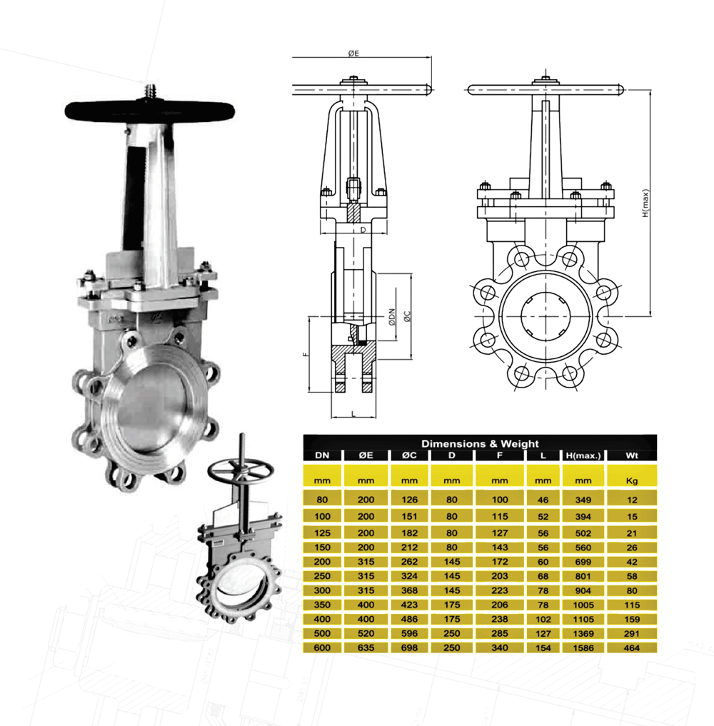 PN10 diyaframlı vana